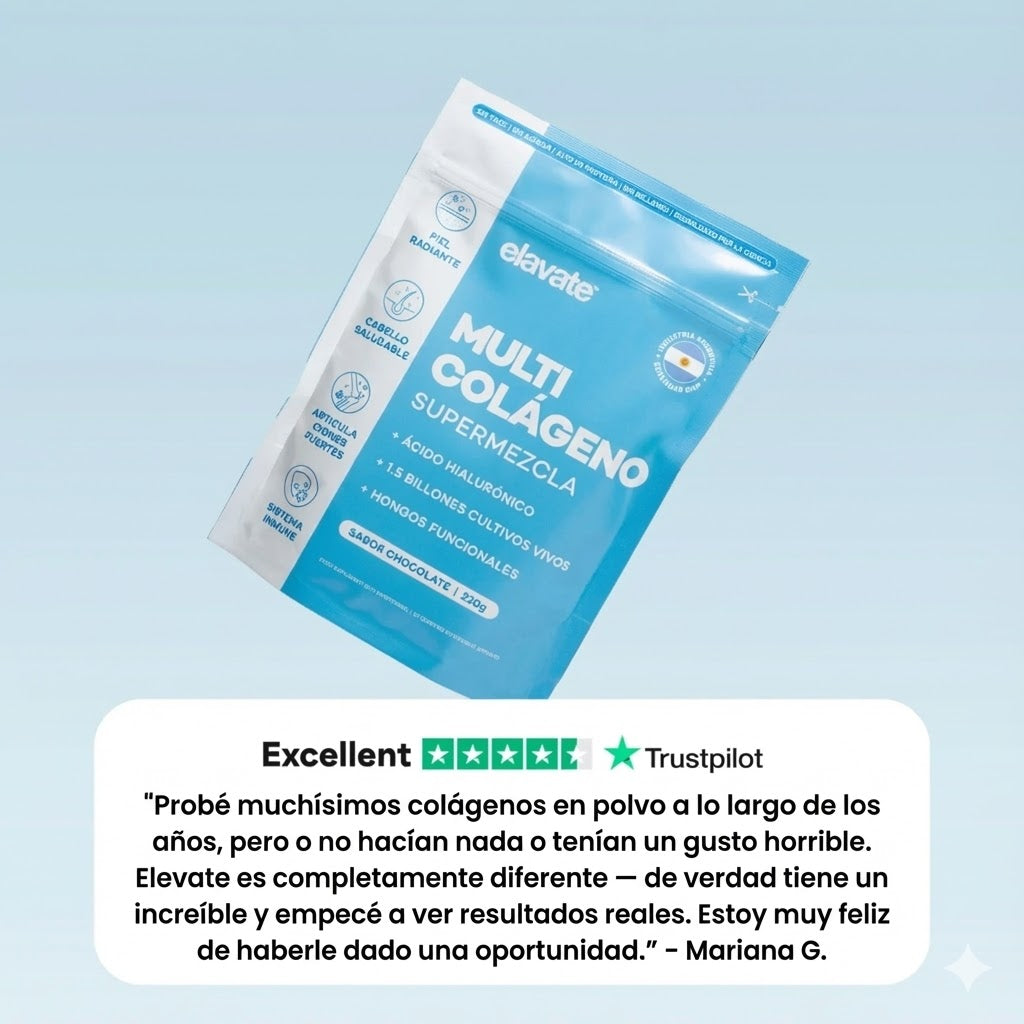 Elevate™: Colágeno Hidrolizado con Vitamina C y Acido hiarulonico ✨