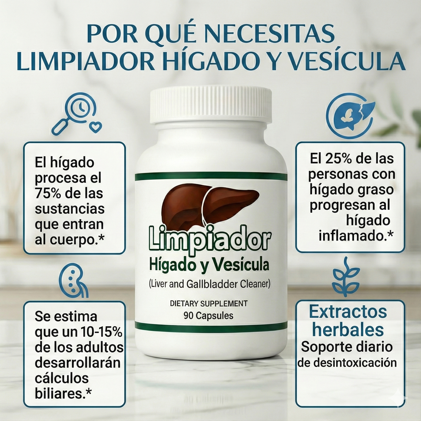 LIVER DETOX PRO: Desintoxica tu hígado en 7 días y despierta con energía todos los días + Ebook de REGALO! 🎁