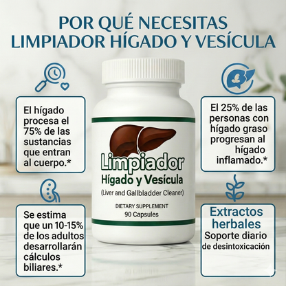 LIVER DETOX PRO: Desintoxica tu hígado en 7 días y despierta con energía todos los días + Ebook de REGALO! 🎁