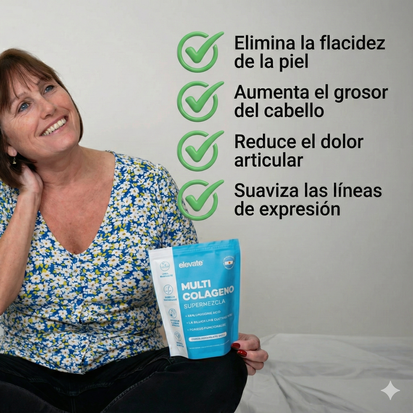 Elevate™: Colágeno Hidrolizado con Vitamina C y Acido hiarulonico ✨